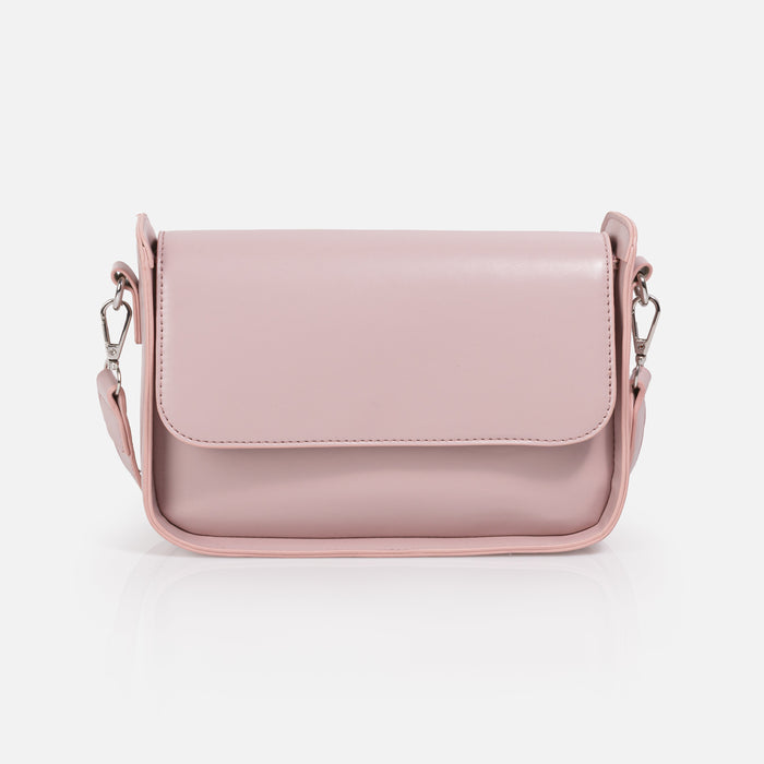 Sac à main vieux rose en PU