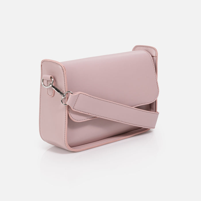 Sac à main vieux rose en PU