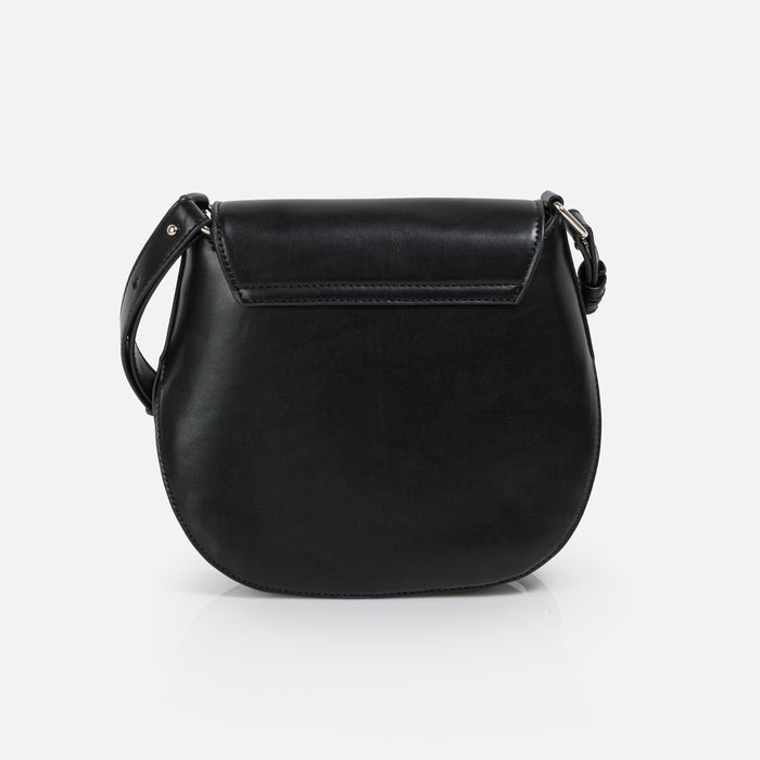 Sac à main bandoulière noir en PU