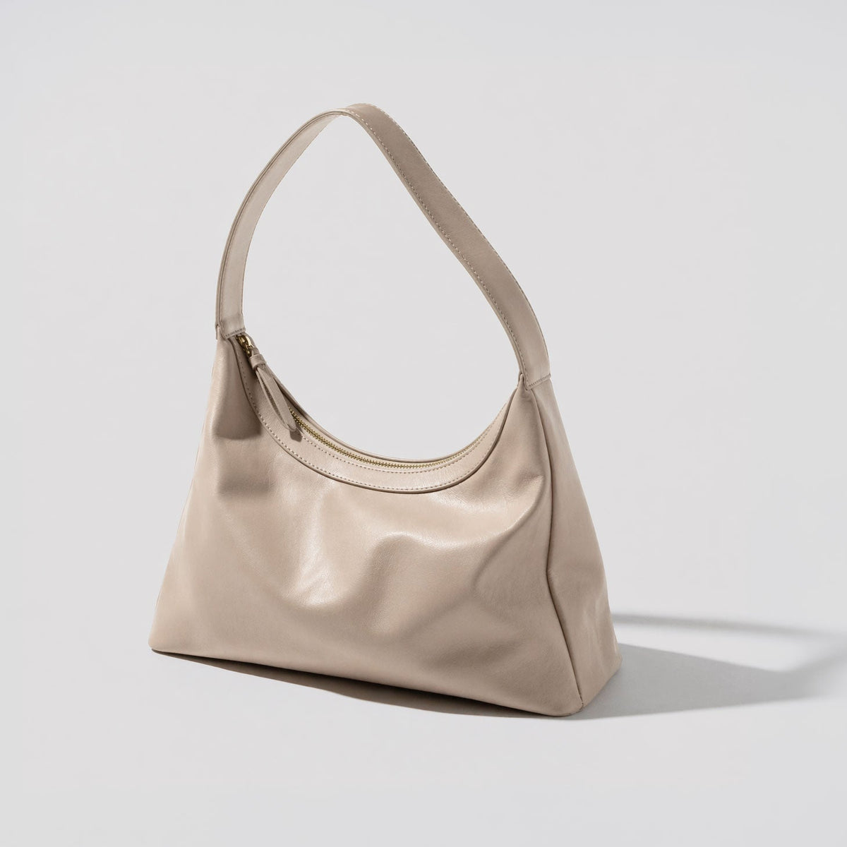 Sac à bandoulière souple beige