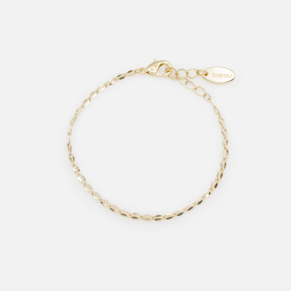 Load image into Gallery viewer, Set of four golden bracelets with original links
