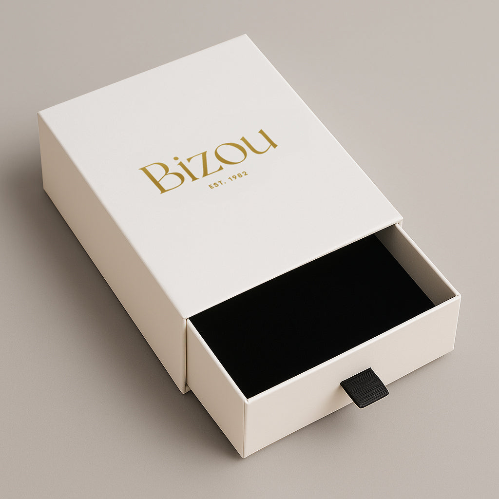 Collier en or vermeil avec duo de zircons cubiques