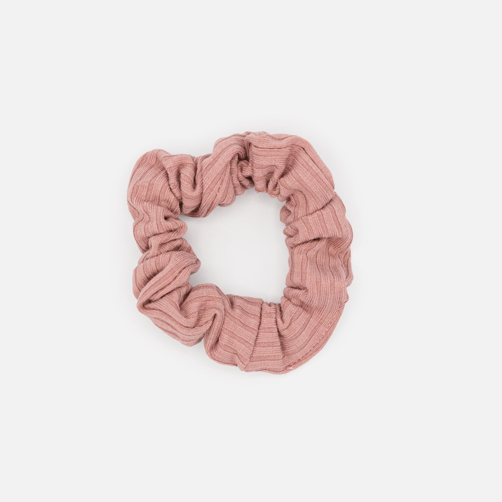 Trio of ribbed scrunchies