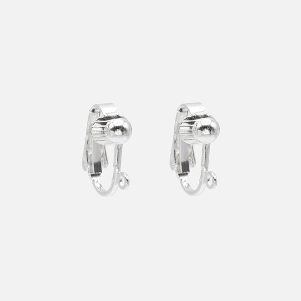 Load image into Gallery viewer, Silvered clip for earrings
