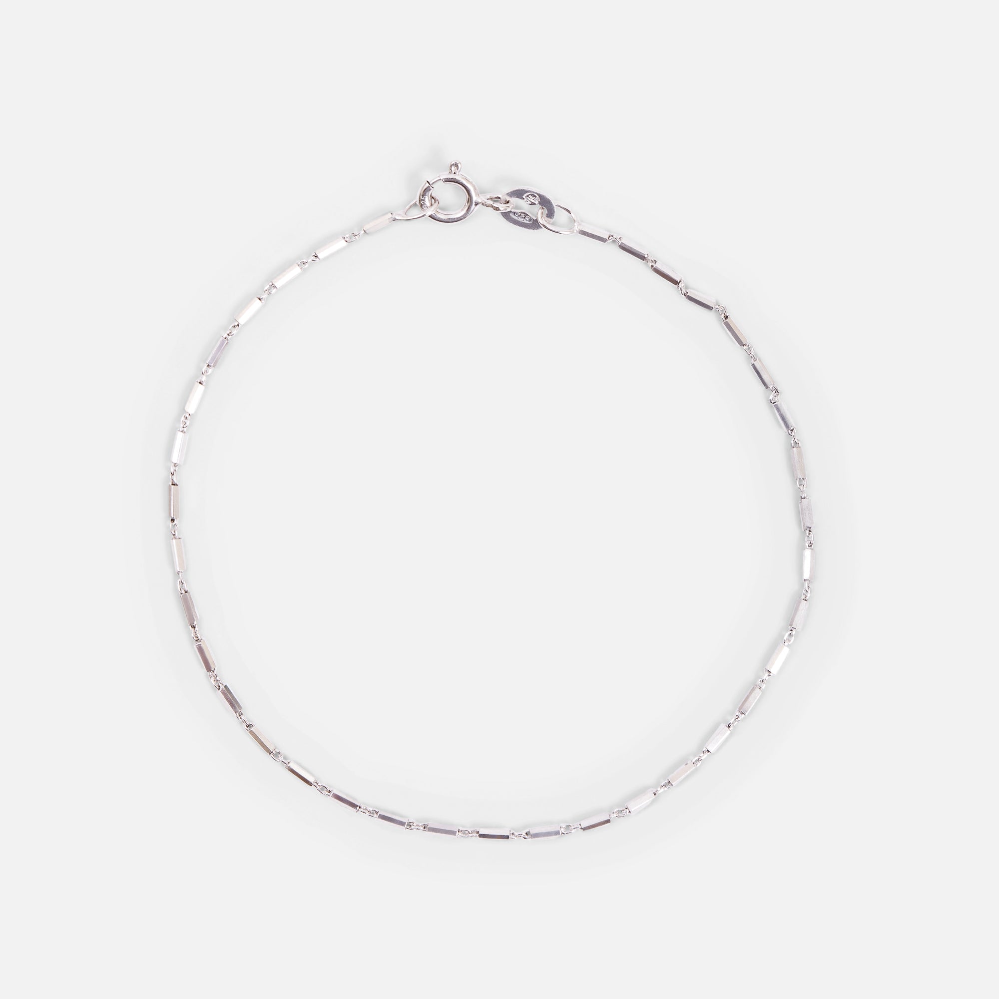 Bracelet en argent sterling 7.5 pouces