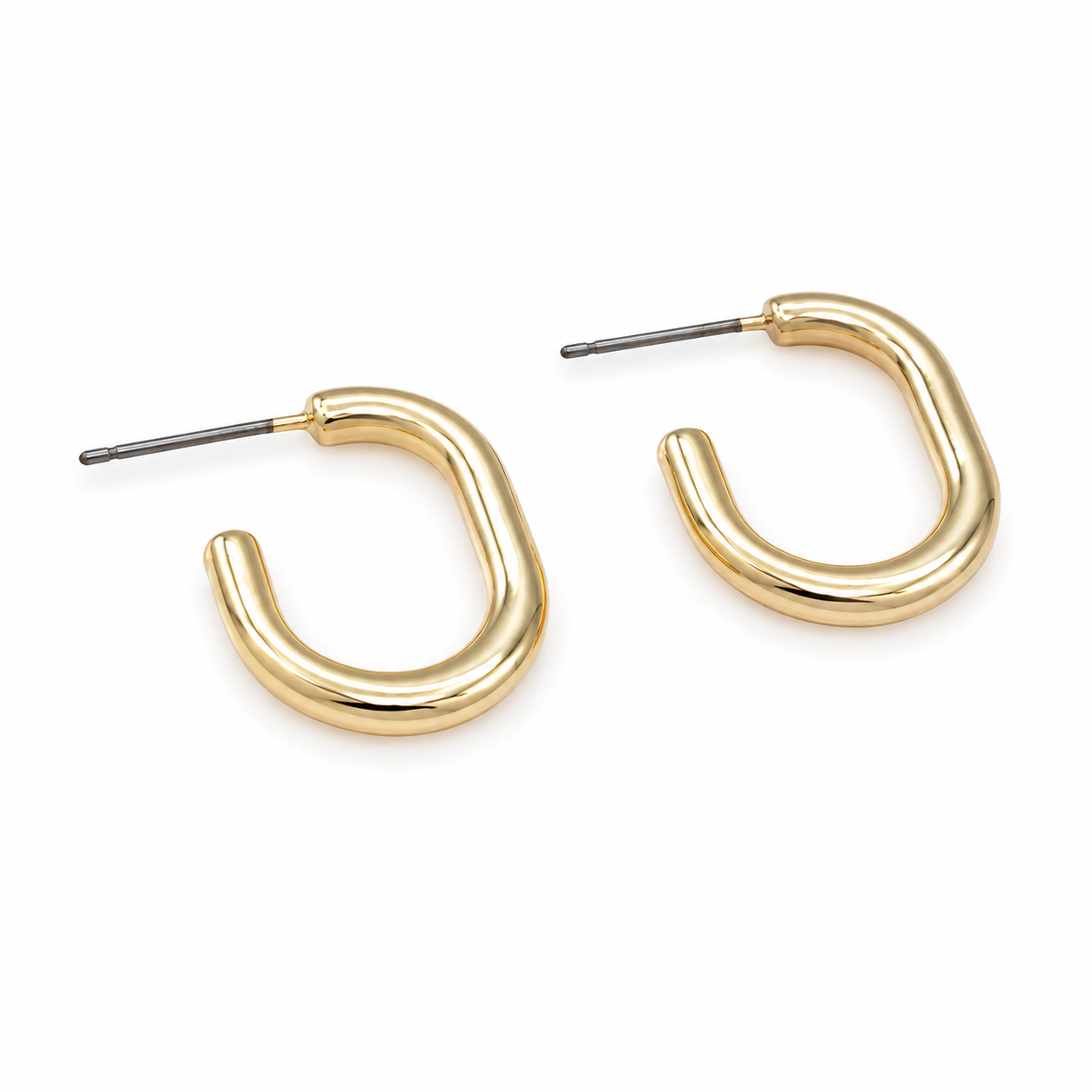 Boucles d'oreilles petits anneaux dorés