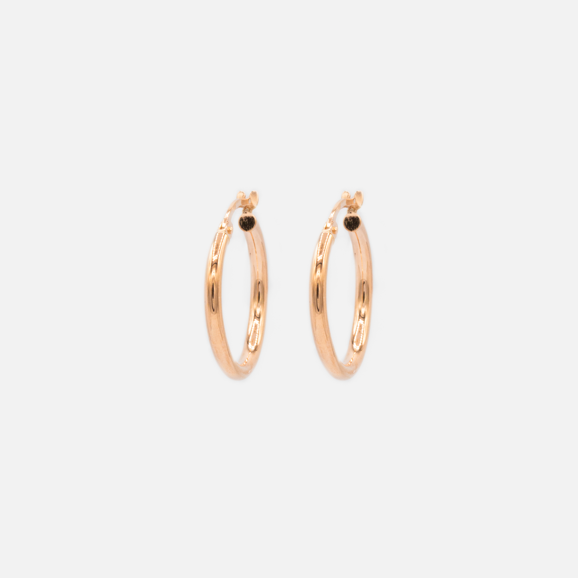 20mm 10k yellow gold hoop earrings 