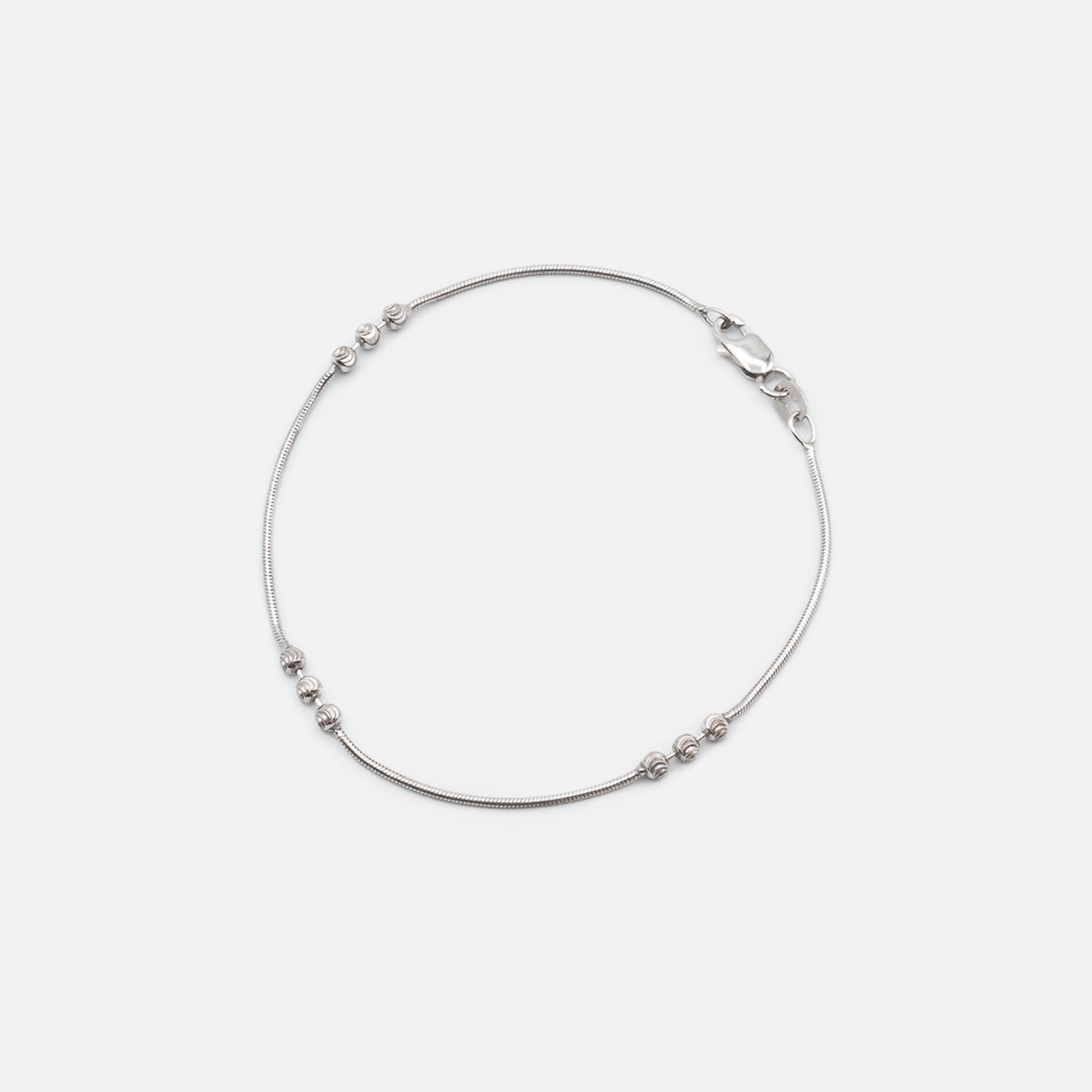 Sterling silver snake chain bracelet 