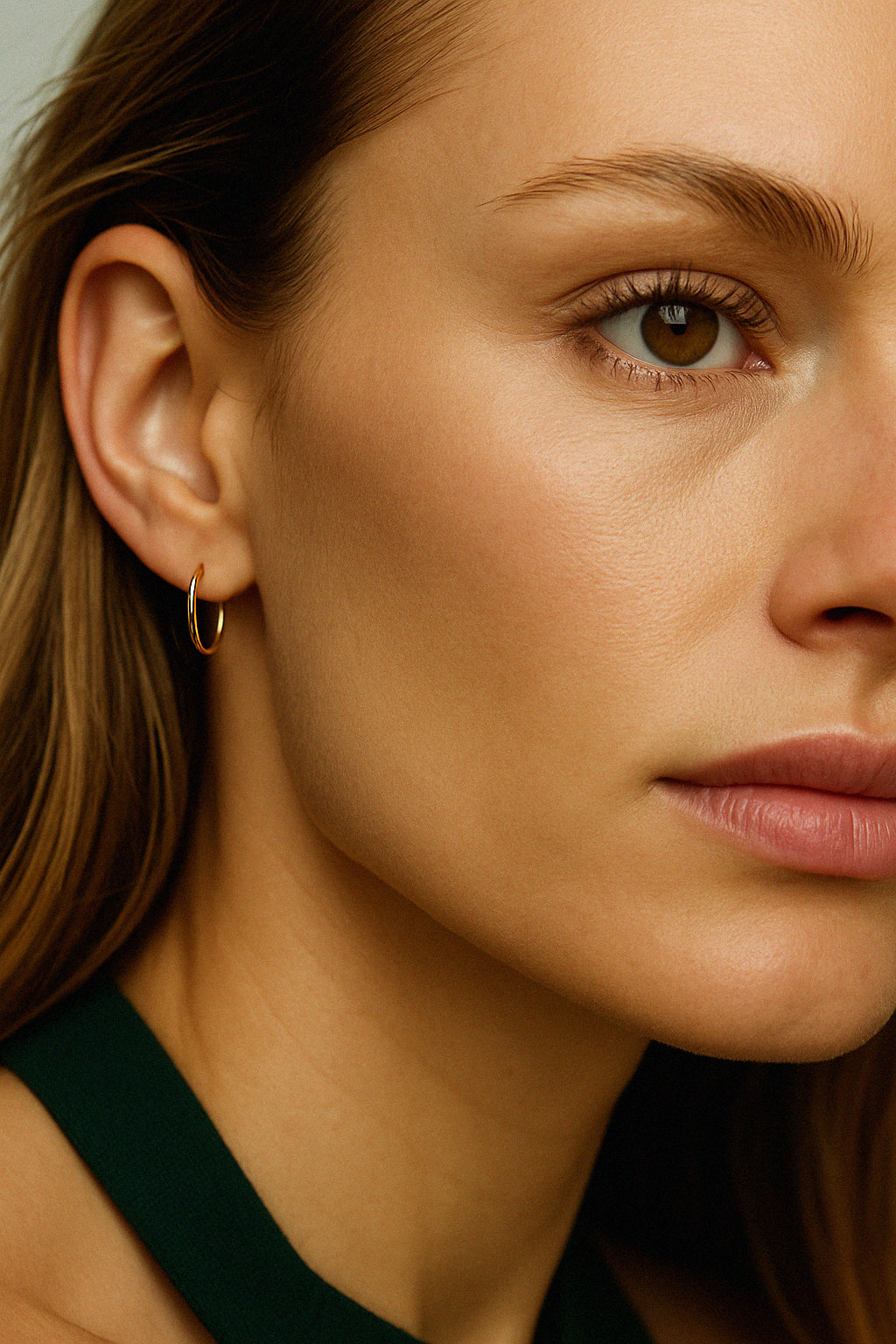 Boucles d’oreilles dormeuses 12 mm en or 10 carats