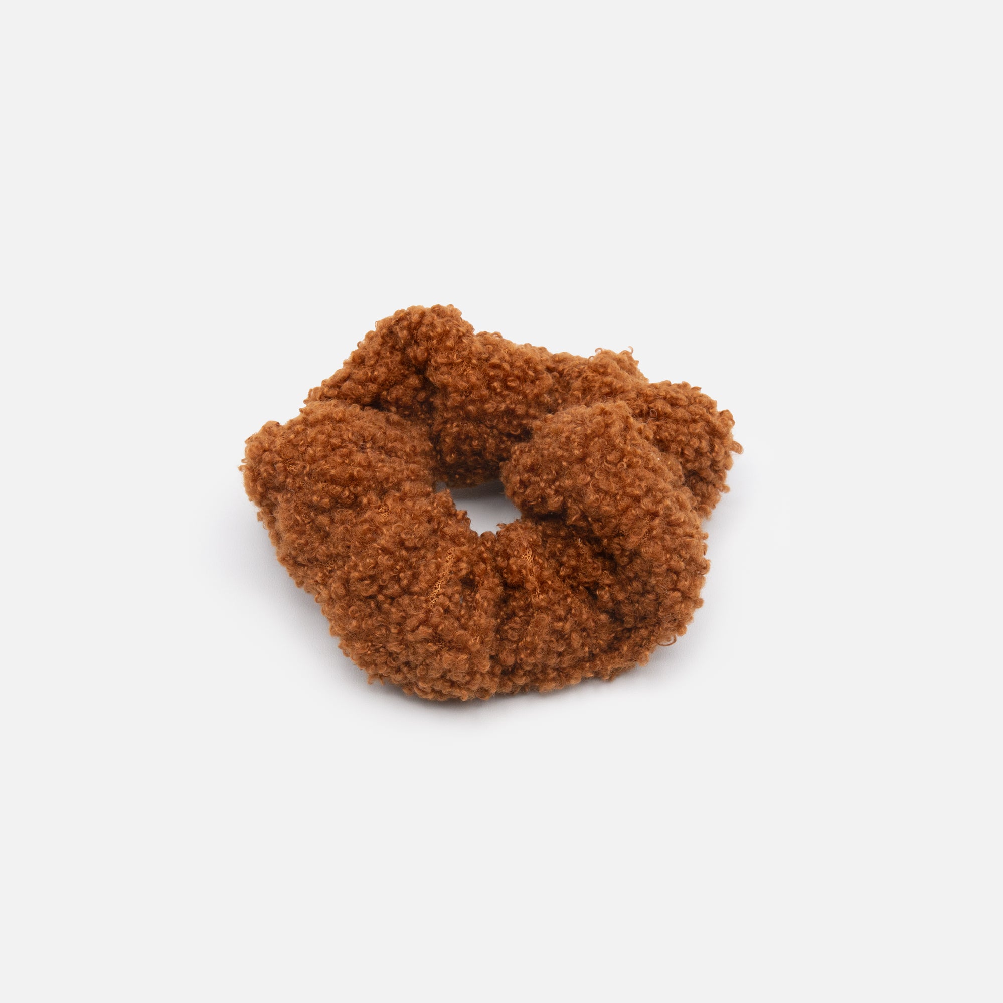 Rust curl effect scrunchie