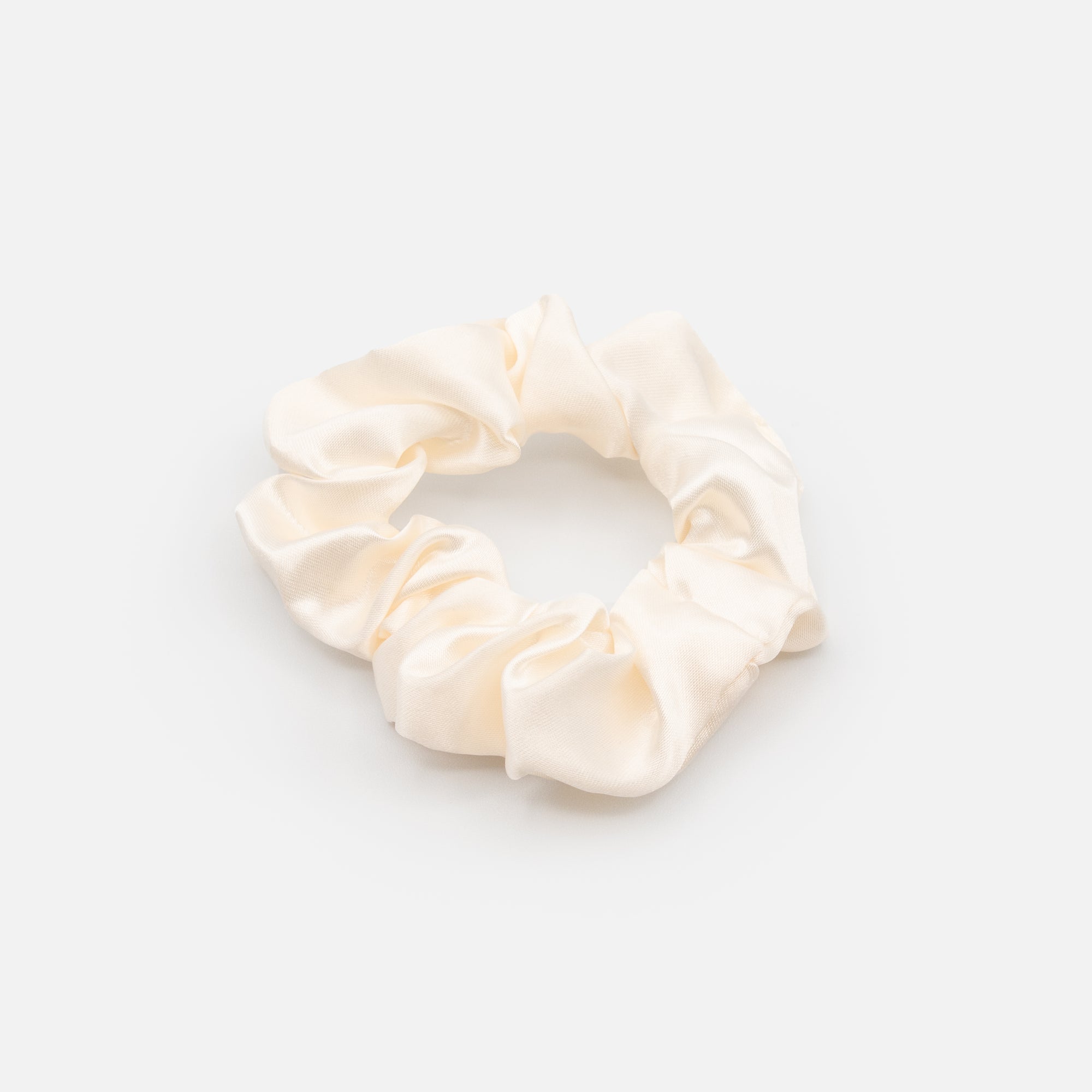 Set of 5 satin scrunchies