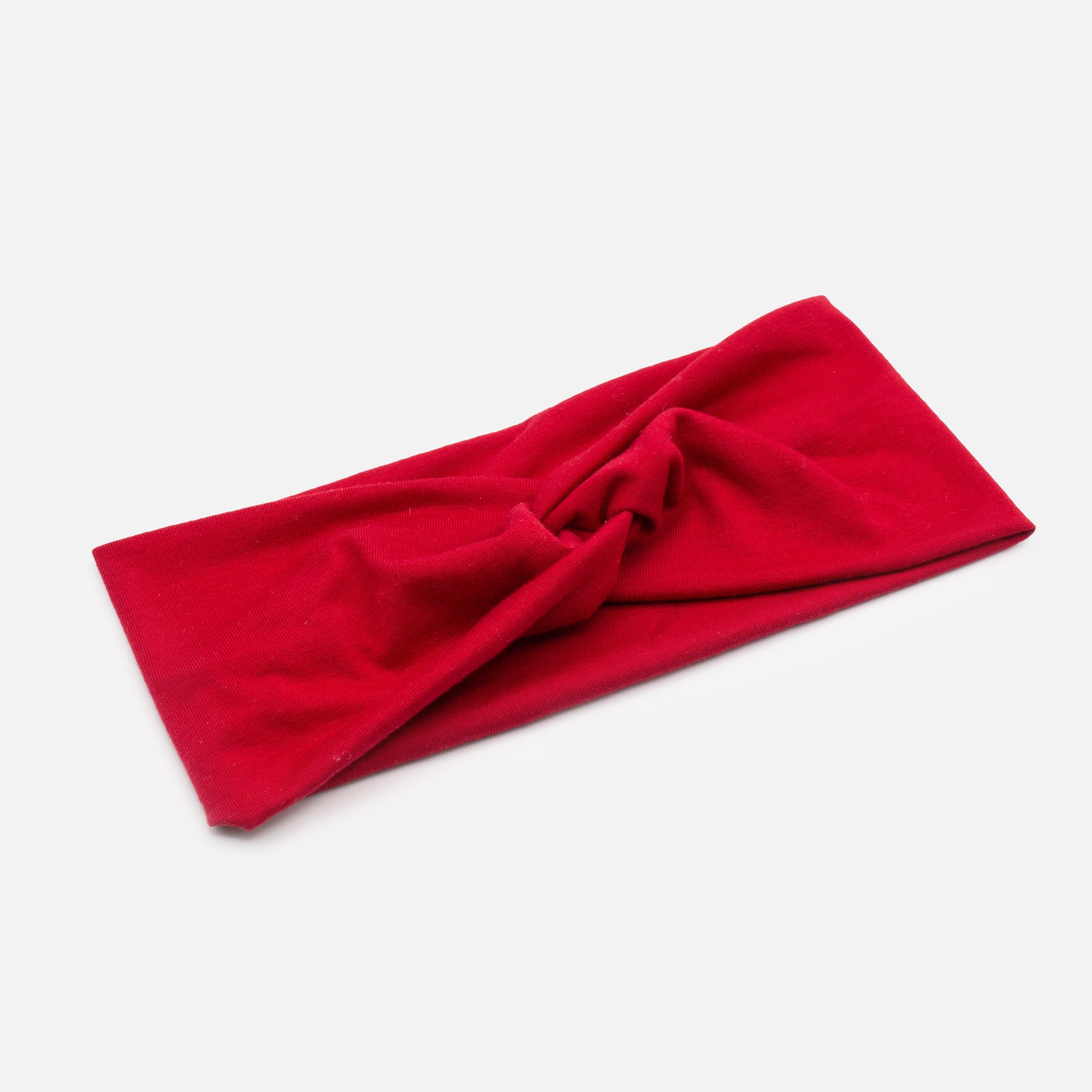 Red fabric headband