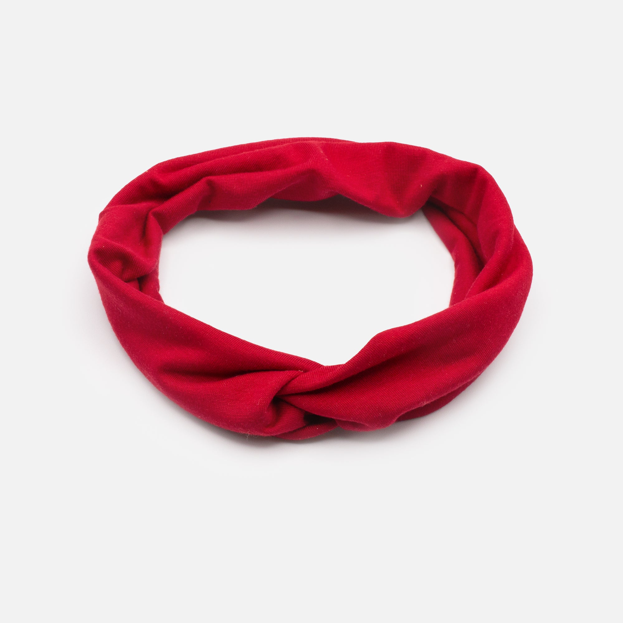 Red fabric headband