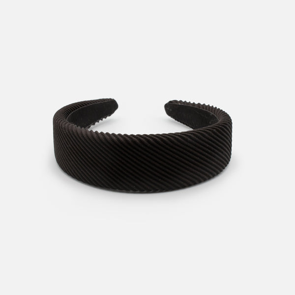 Load image into Gallery viewer, Black ribbed headband
