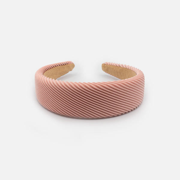 Load image into Gallery viewer, Pale pink ribbed headband
