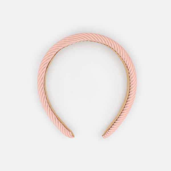 Load image into Gallery viewer, Pale pink ribbed headband
