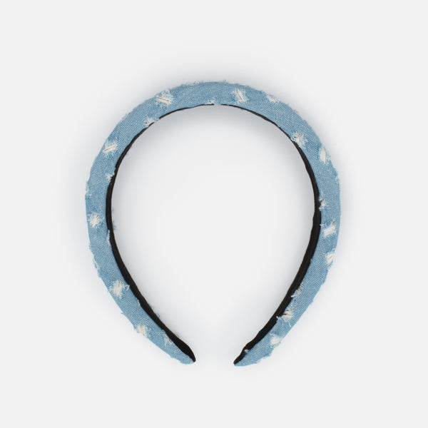 Load image into Gallery viewer, Skinny denim blue headband
