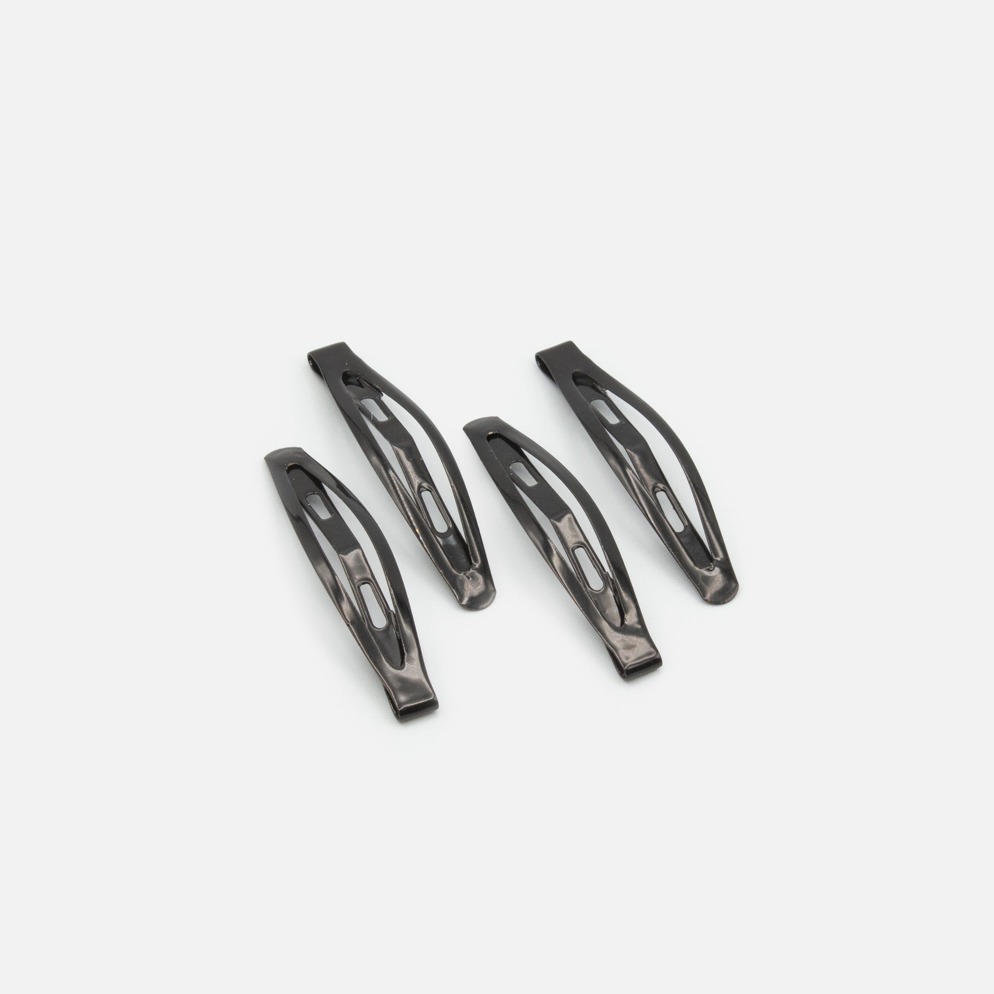 Set of four black snap pliers