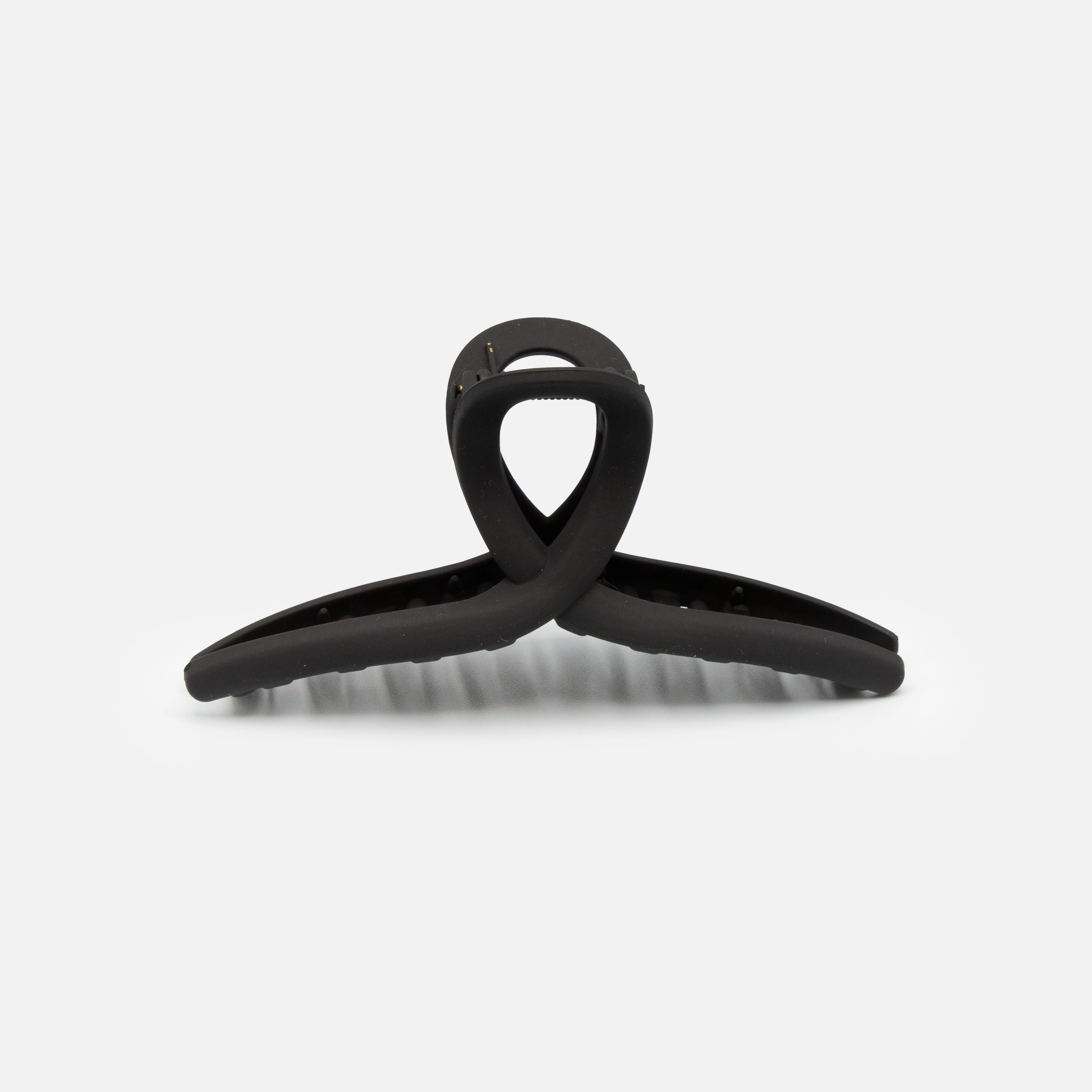 Pince à cheveux noir mat