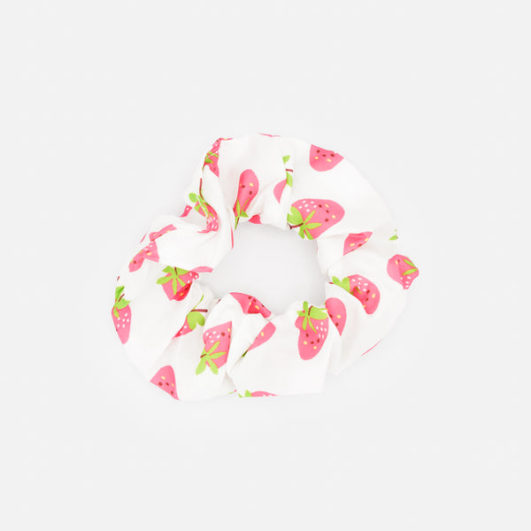 Load image into Gallery viewer, Trio of fruit print scrunchies
