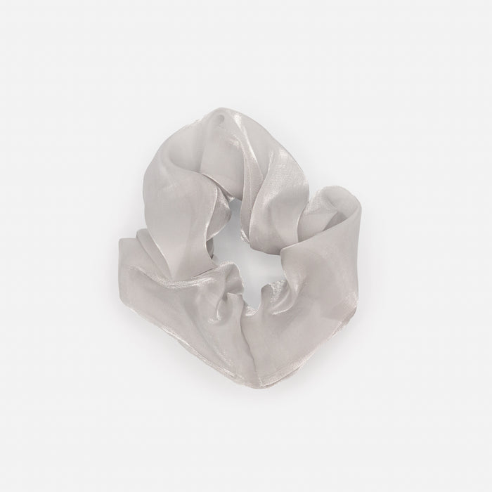 Duo de chouchous gris pâle et rose pâle