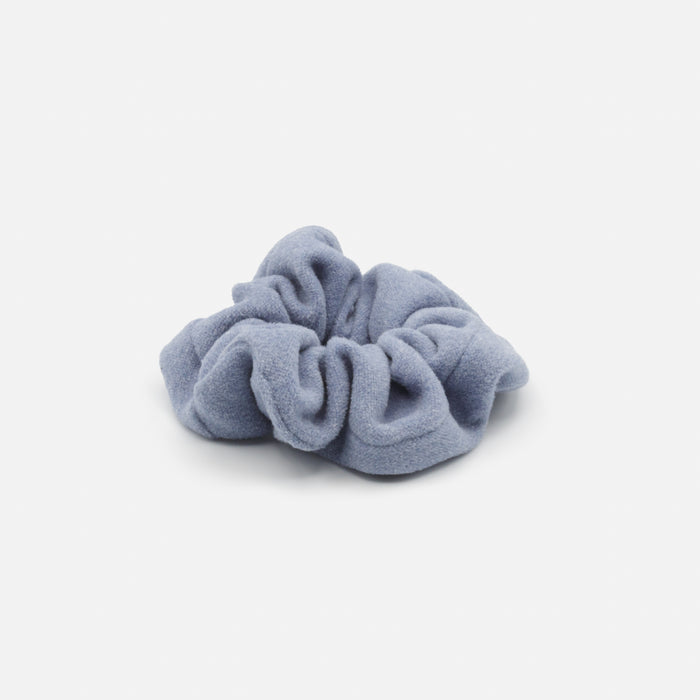 Chouchou douillet bleu denim