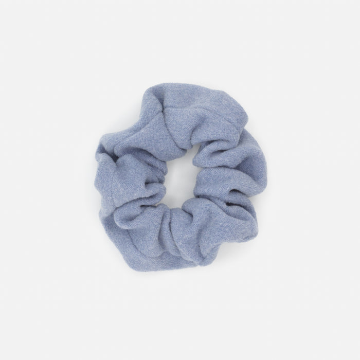 Chouchou douillet bleu denim