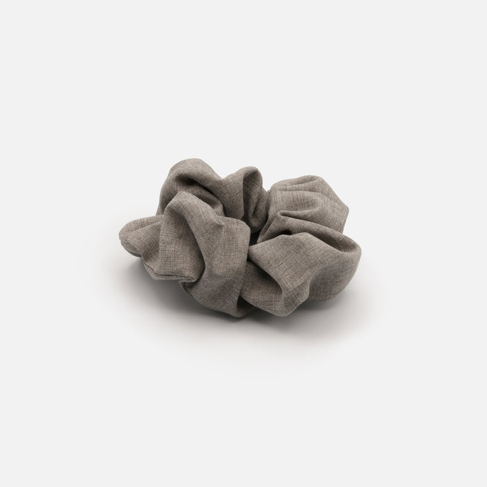 Chouchou gris en lin