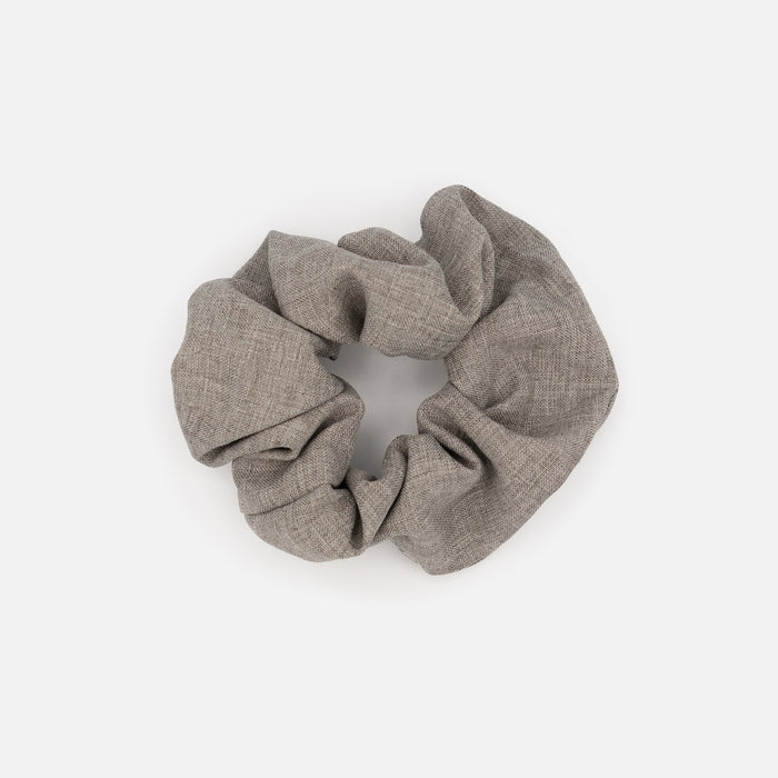 Chouchou gris en lin