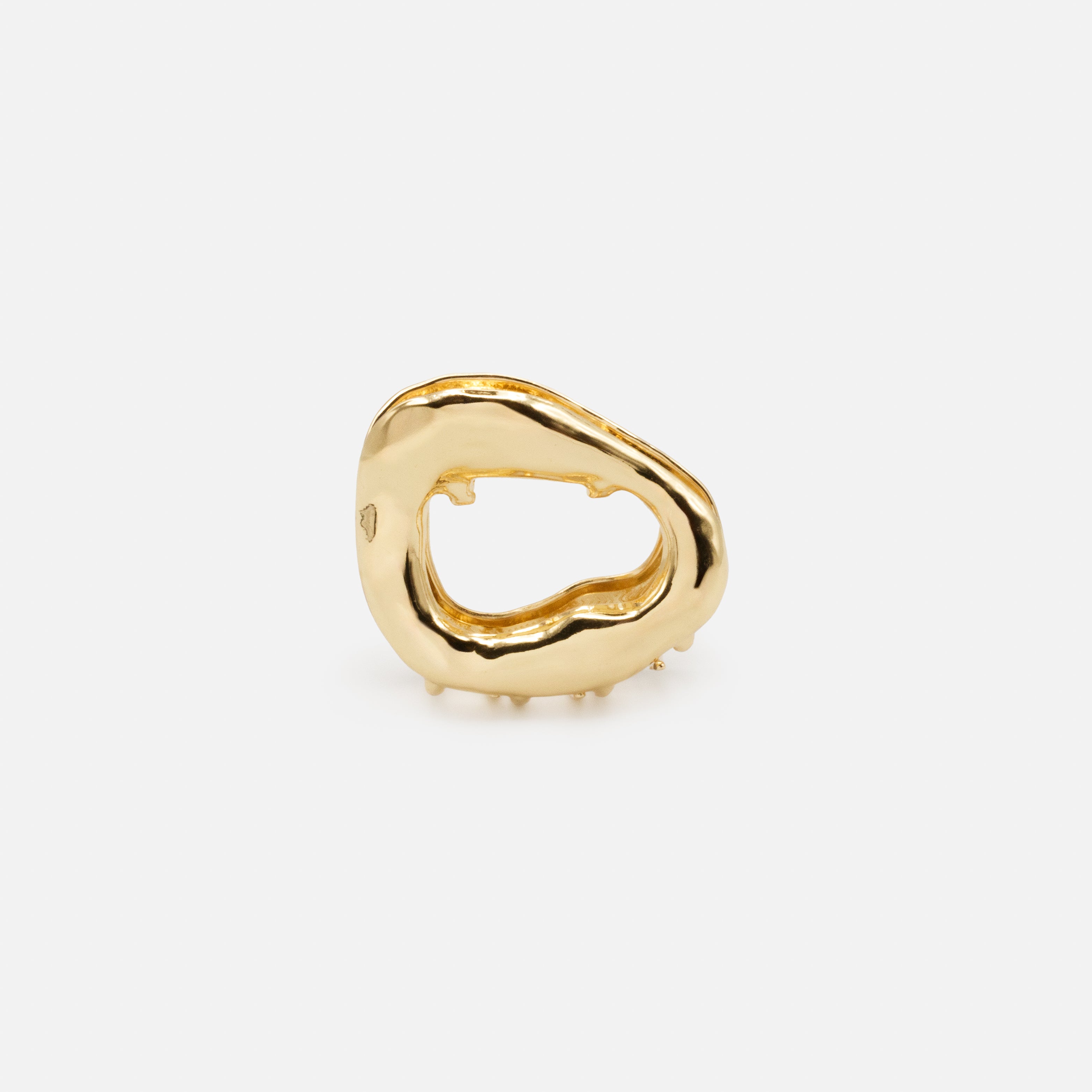 Gold metal clip