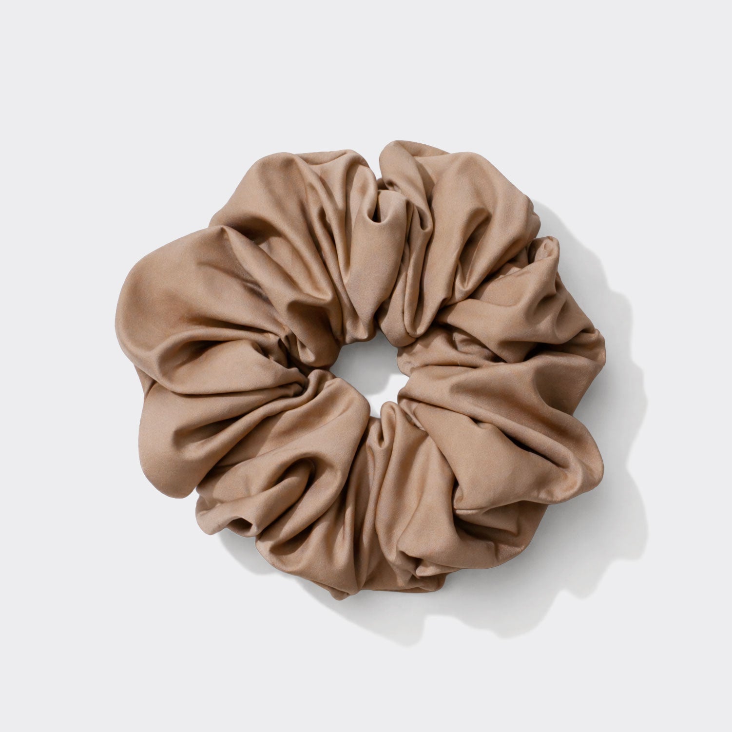Chouchou froufrou beige