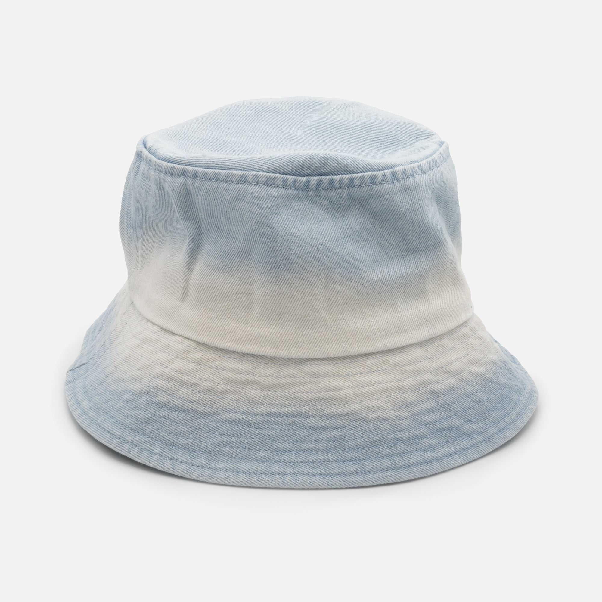 Washed Denim Cloche Hat