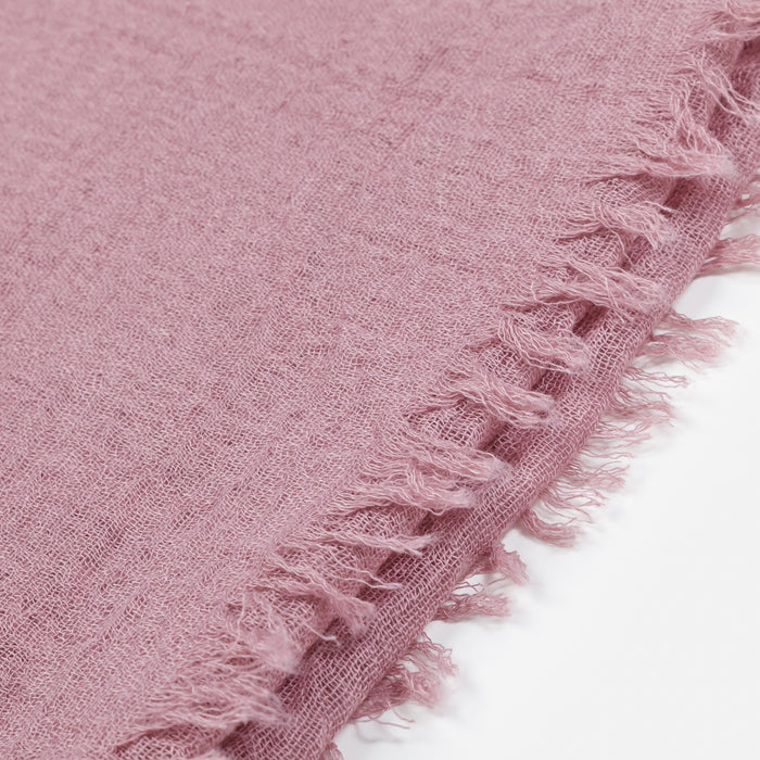 Foulard léger transparent vieux rose