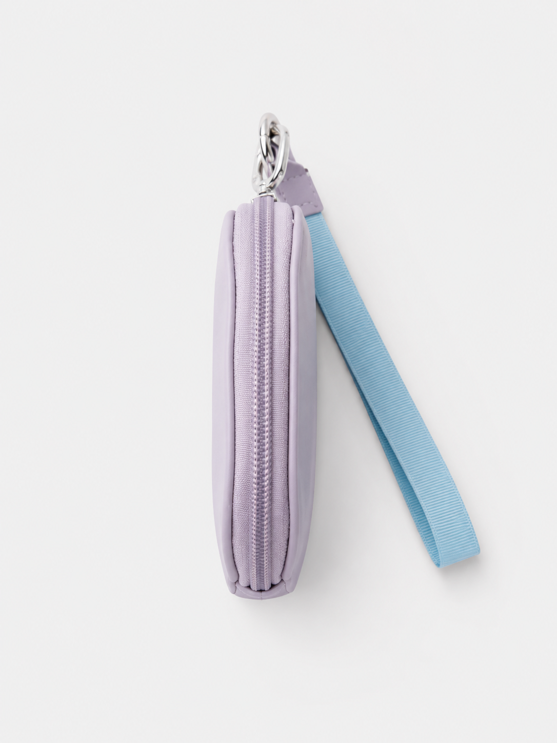 Portefeuille Demi-Lune en Taupe en PU