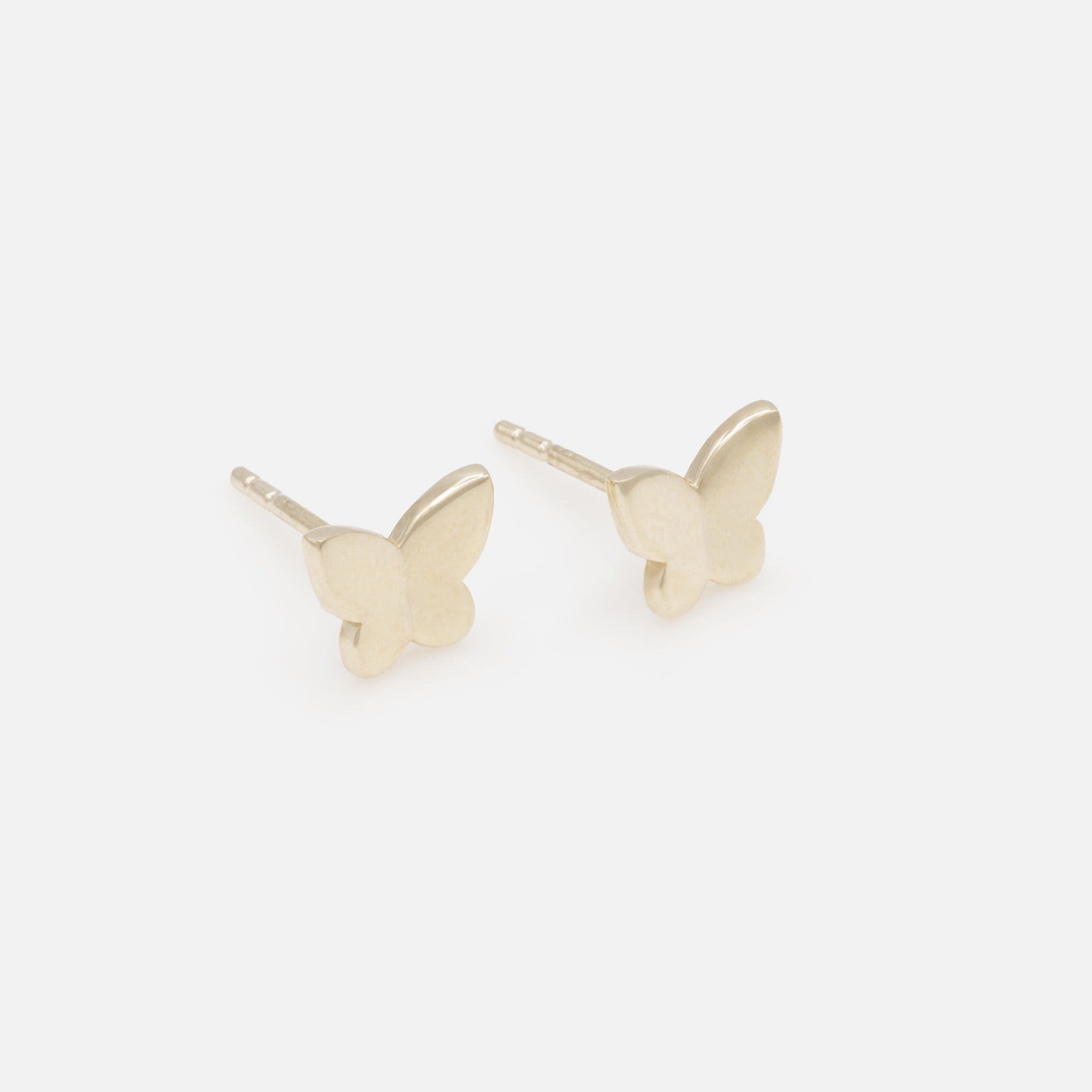 10k gold butterfly earrings