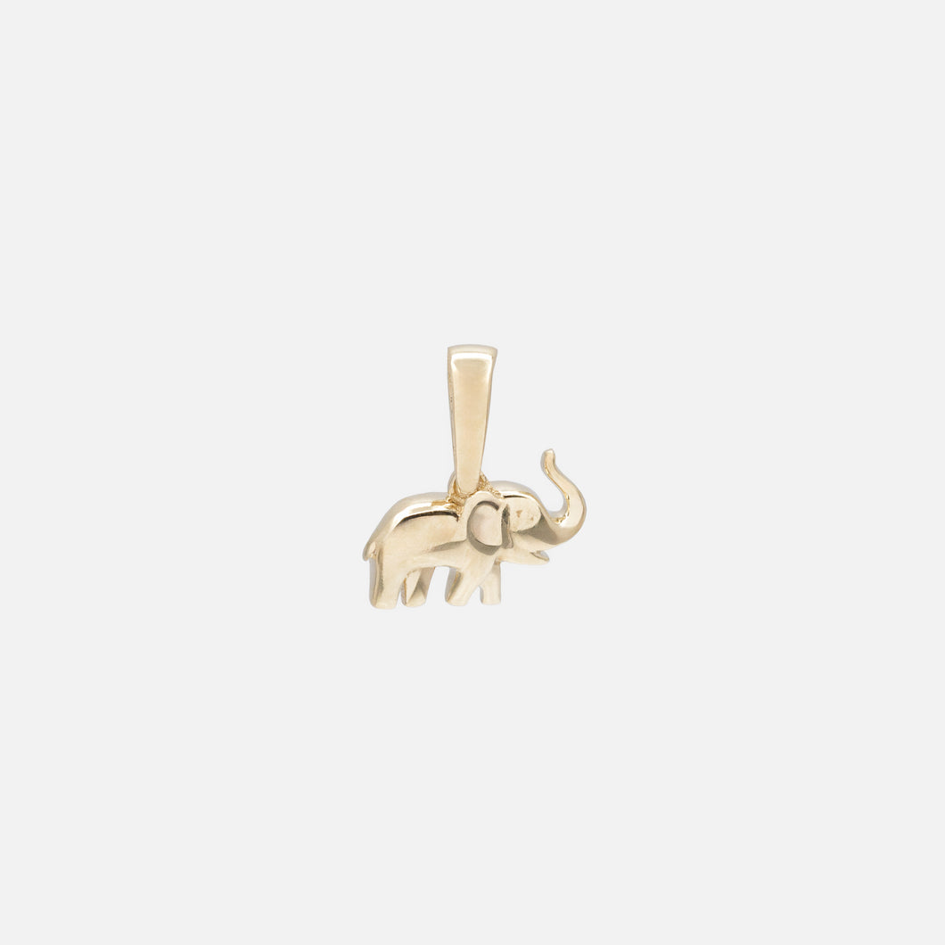 10k Gold Elephant Charm