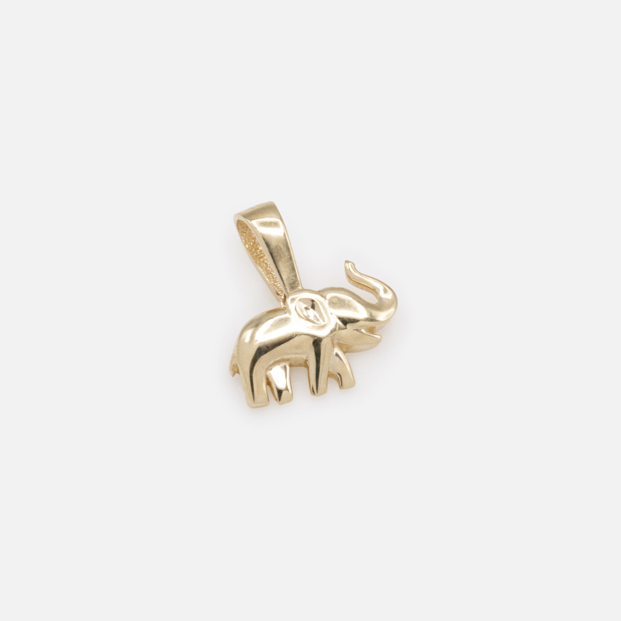 Breloque éléphant en or 10 carats