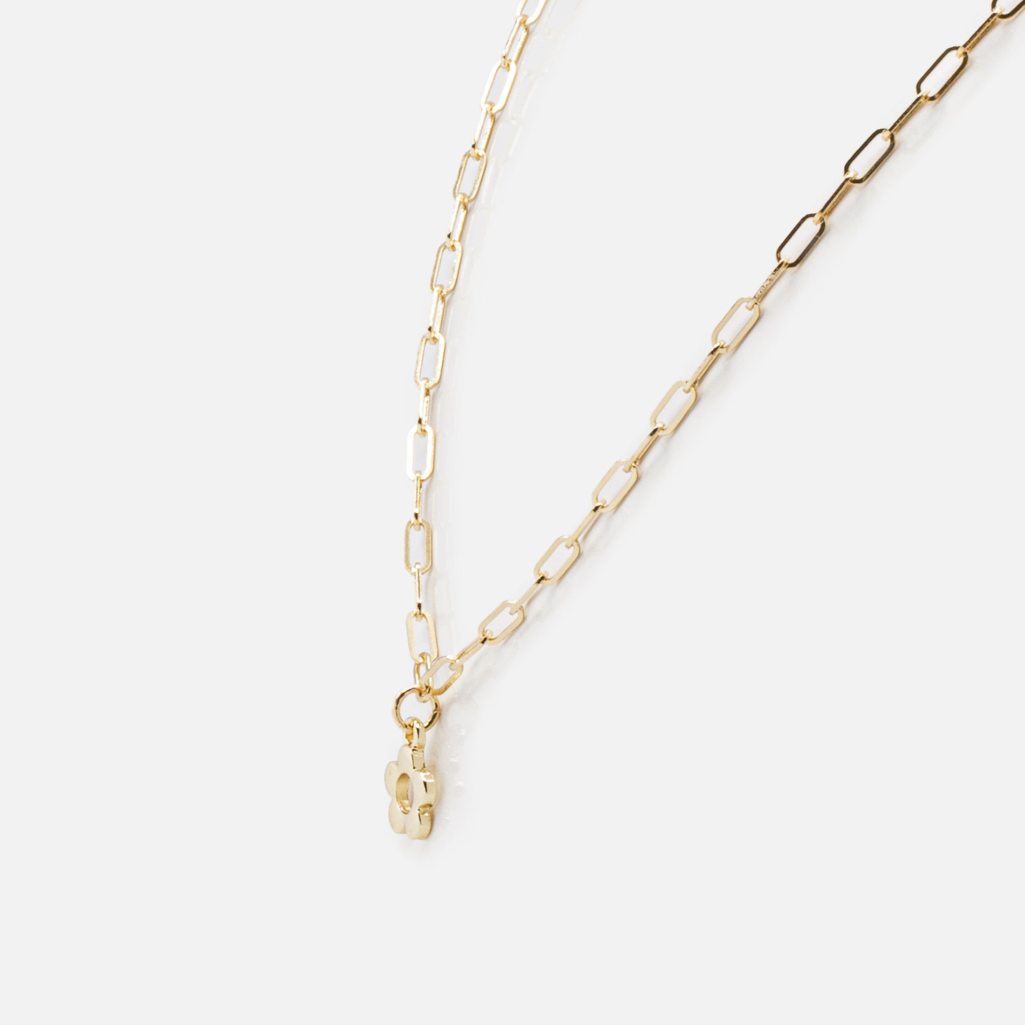 Flower clearance chain necklace