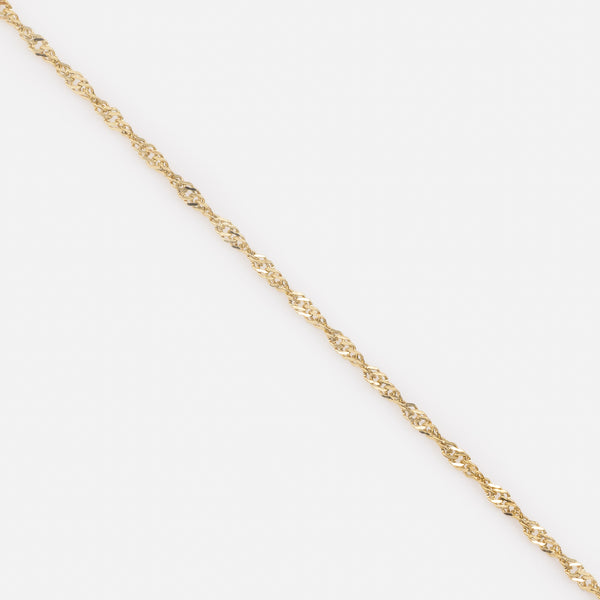 Charger l'image dans la galerie, Chaîne de cheville Singapour en or 10 carats
