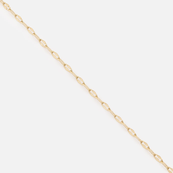 Mini bracelet doré à mailles diamant en acier inoxydable