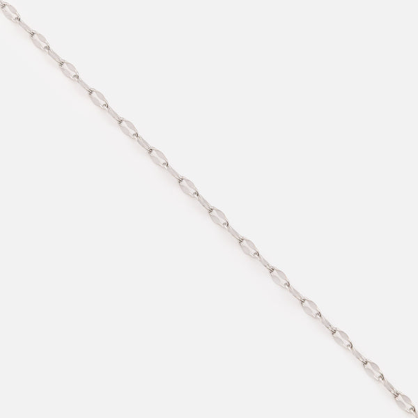 Charger l&#39;image dans la galerie, Mini bracelet argenté à mailles diamant en acier inoxydable
