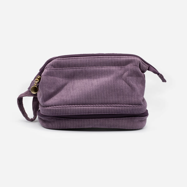 Load image into Gallery viewer, Purple cosmetic bag
