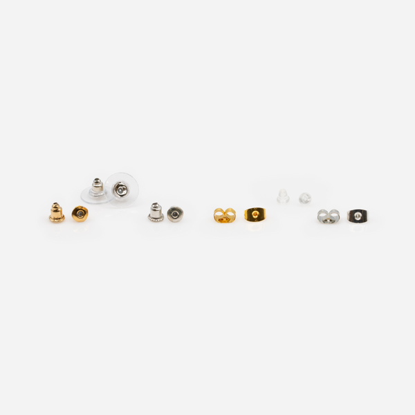 Load image into Gallery viewer, Gold and silver earring clips set
