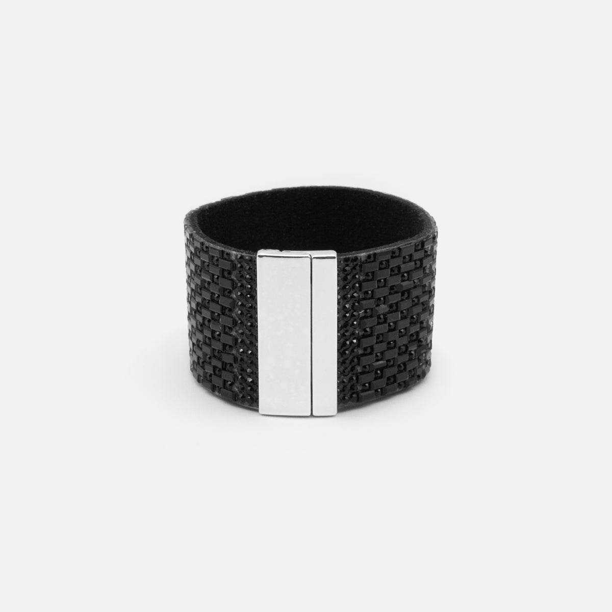 Bracelet noir magnétique