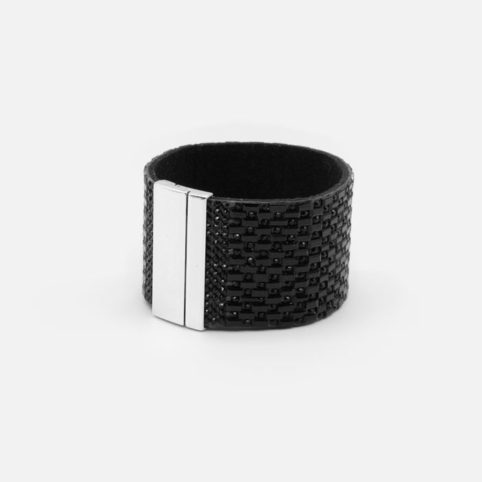 Bracelet noir magnétique