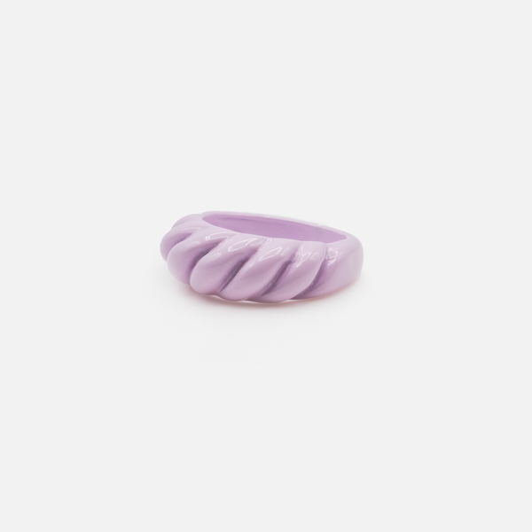 Load image into Gallery viewer, Duo of purple and green acrylic rings
