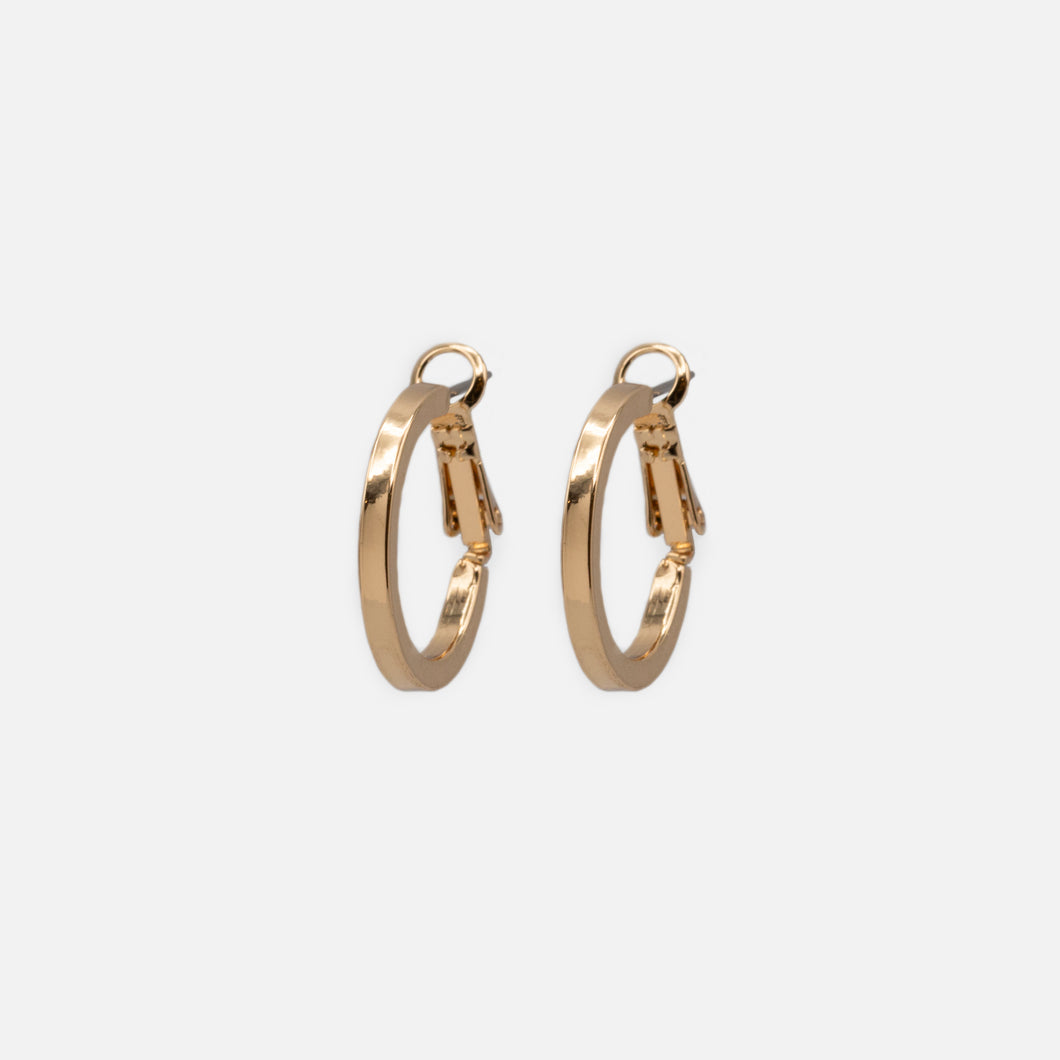 20mm golden hoop earrings