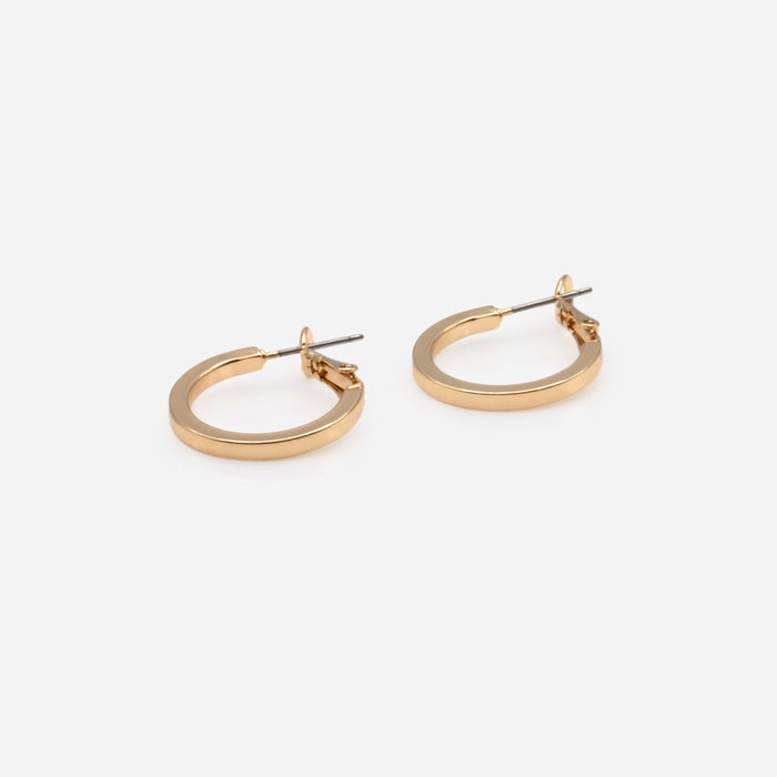 Boucles d'oreilles anneaux dorés 20mm