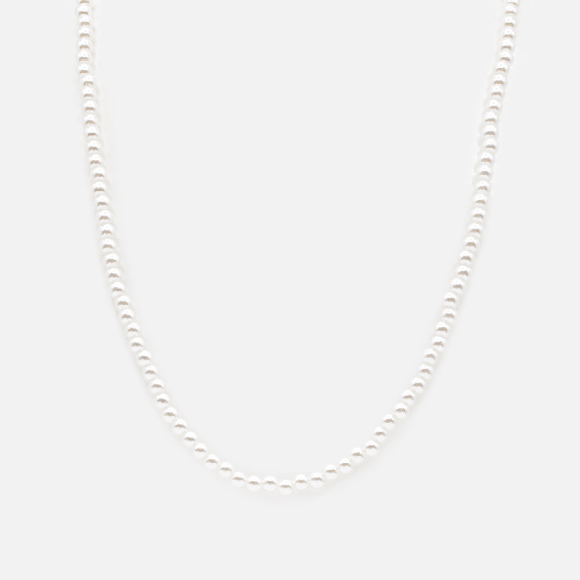 Collier de perles rondes 4 mm