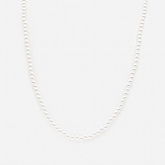 Collier de perles rondes 4 mm